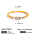 Titanstahlring mit Perlen-Akzenten – Bild 6 | LuxeStyle