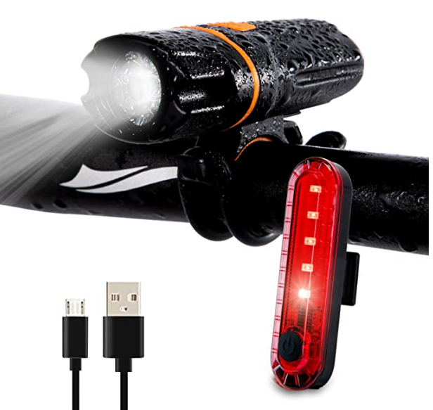 USB-Licht für sicheres Radfahren