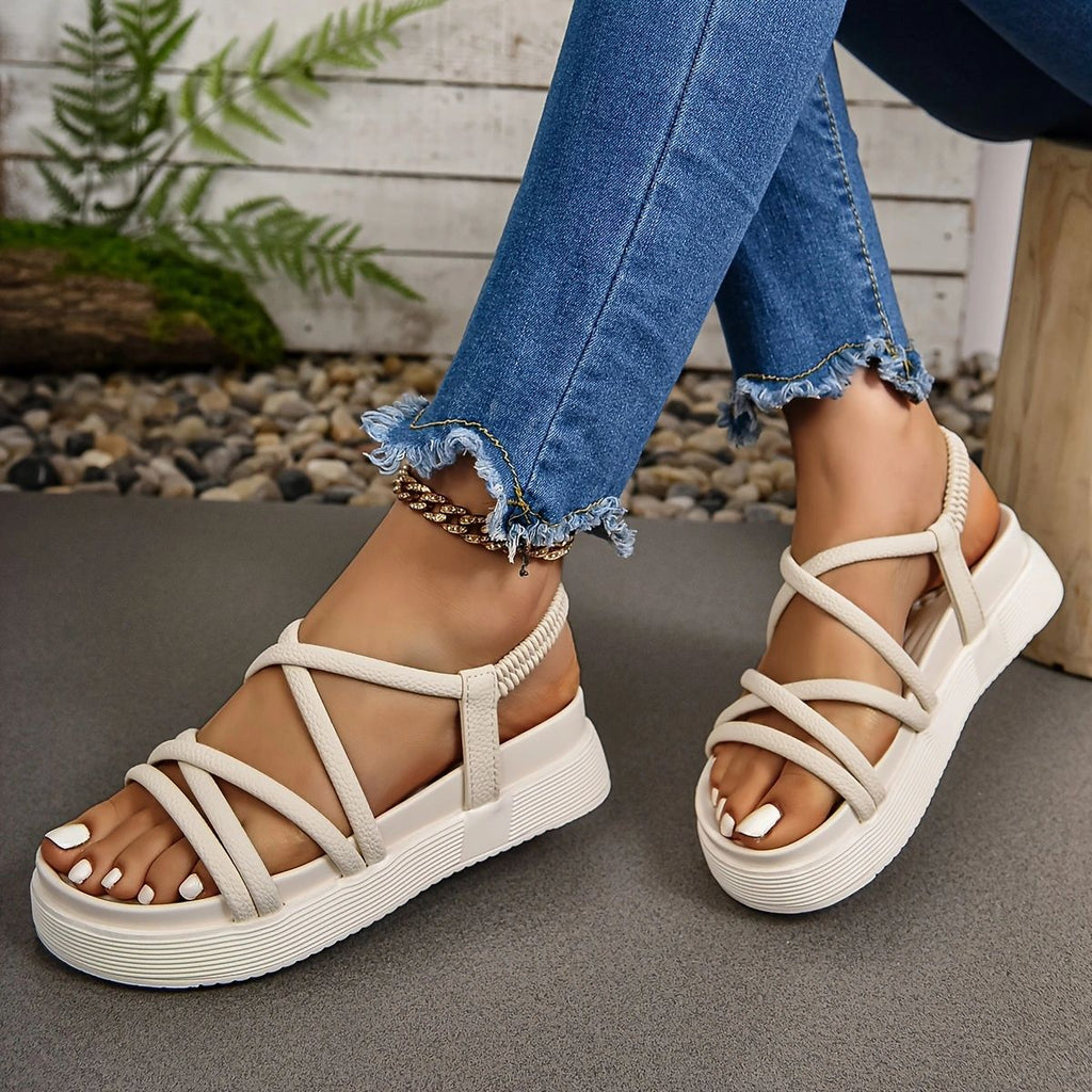 Damen Plateau-Sandalen – Bild 3 | LuxeStyle