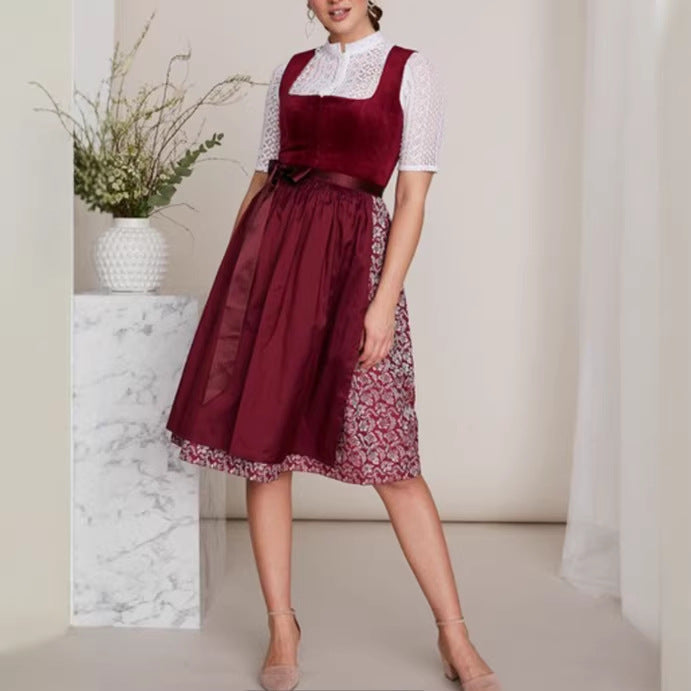 Zweiteiliges Damenkleid mit 3D-Effekt – Bild 3 | LuxeStyle