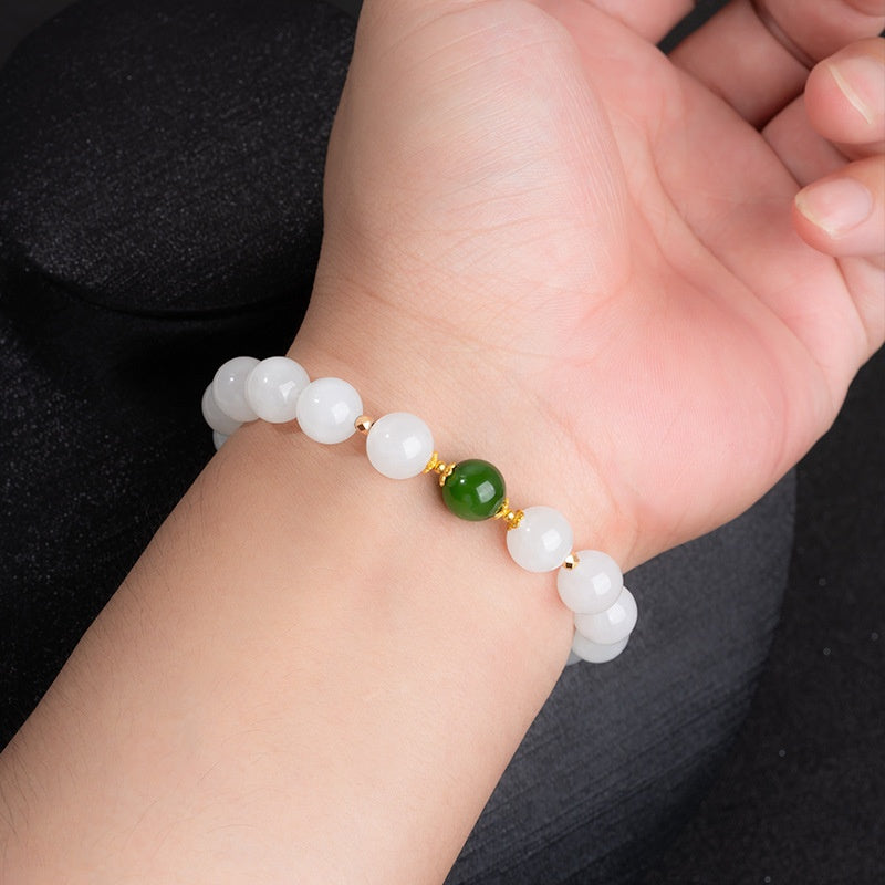 Armband aus natürlicher Hetian-Qinghai-Jade – Bild 4 | LuxeStyle
