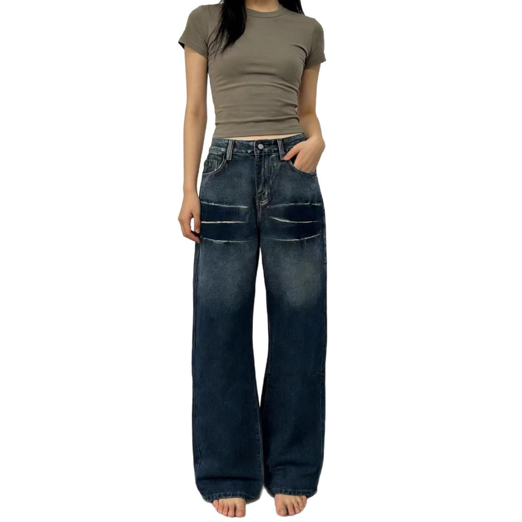 Waschgradienten-Jeans