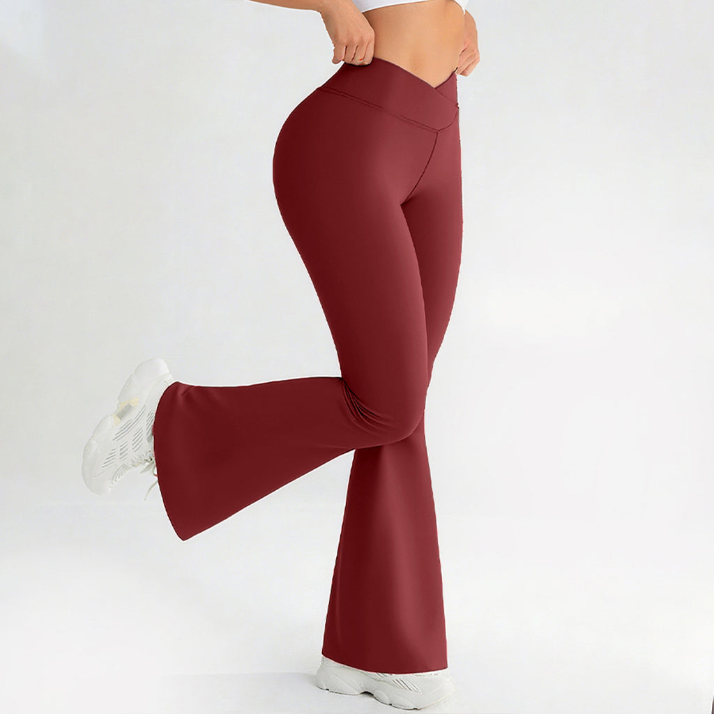 High-Waist Yoga Leggings mit Shaping-Effekt