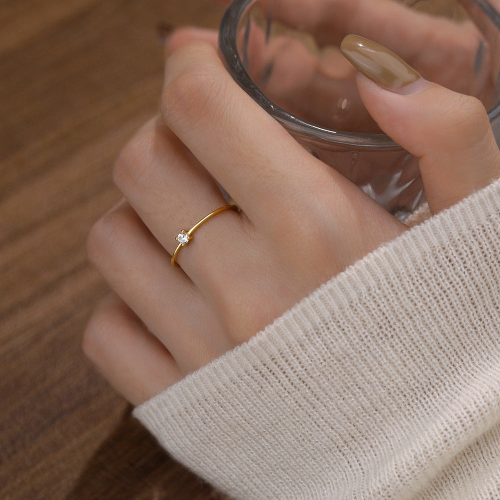 Damen-Ring mit Zirkon – Bild 4 | LuxeStyle