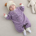 Baby-Olympia-Fleece-Romper, warm & dick – Bild 7 | LuxeStyle