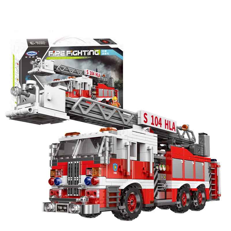 Feuerwehrfahrzeug Baustein-Set – Bild 3 | LuxeStyle