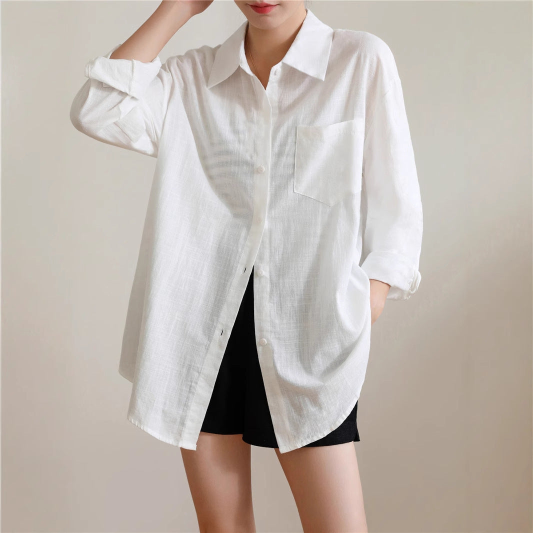 Sonnen-Cardigan aus Baumwoll-Leinen – Bild 7 | LuxeStyle