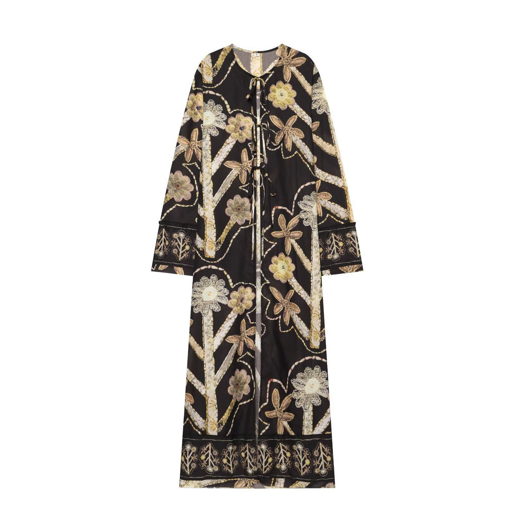 Elegantes A-Linien Maxikleid – Bild 3 | LuxeStyle
