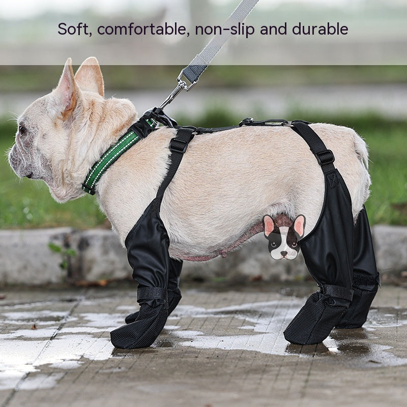 Verstellbare, rutschfeste Hunde-Outdoorschuhe