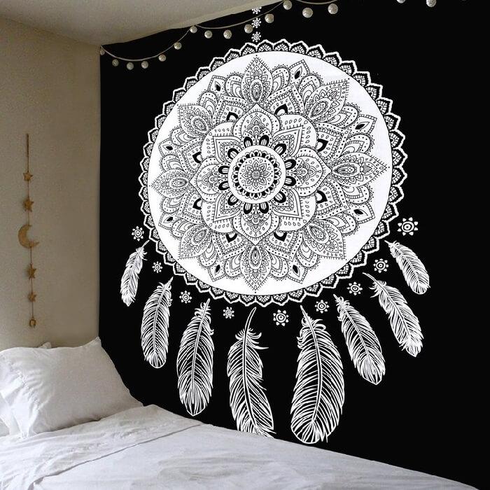 Lotus Mandala Wandteppich – Bild 2 | LuxeStyle