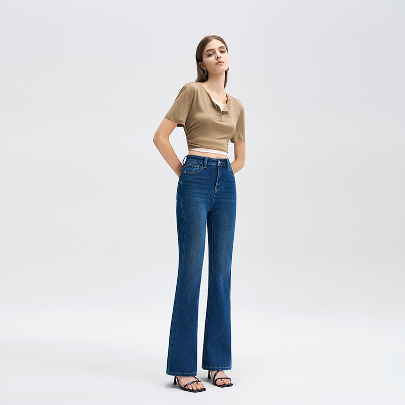 Blaue Bellbottom-Hosen