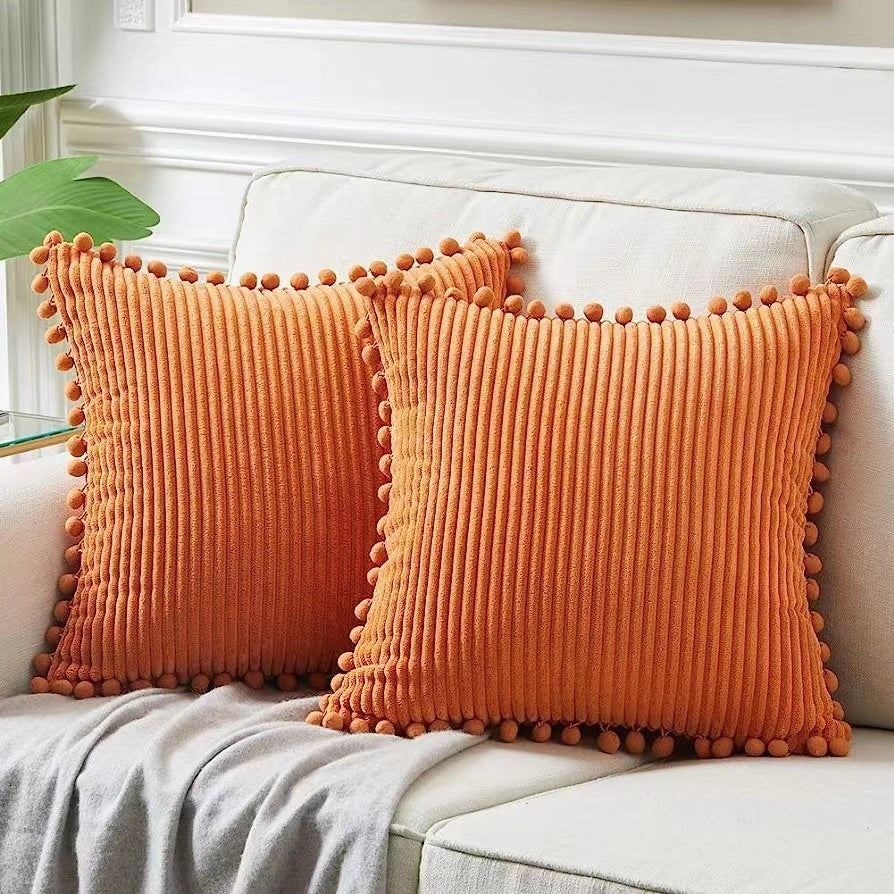 Gestreifter Flanell-Kissenbezug – Bild 14 | LuxeStyle