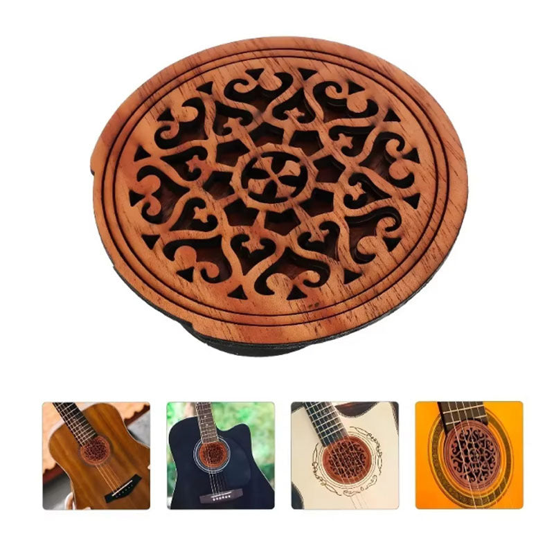 Holz-Abdeckung für Gitarren-Schallloch