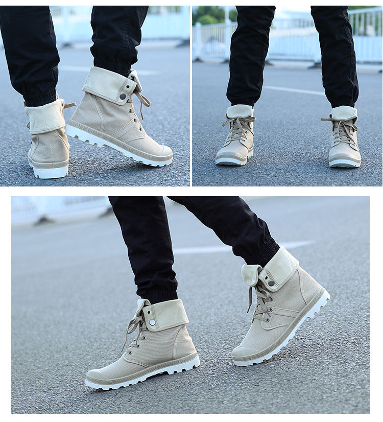 Platform High-top Canvas Sportschuhe