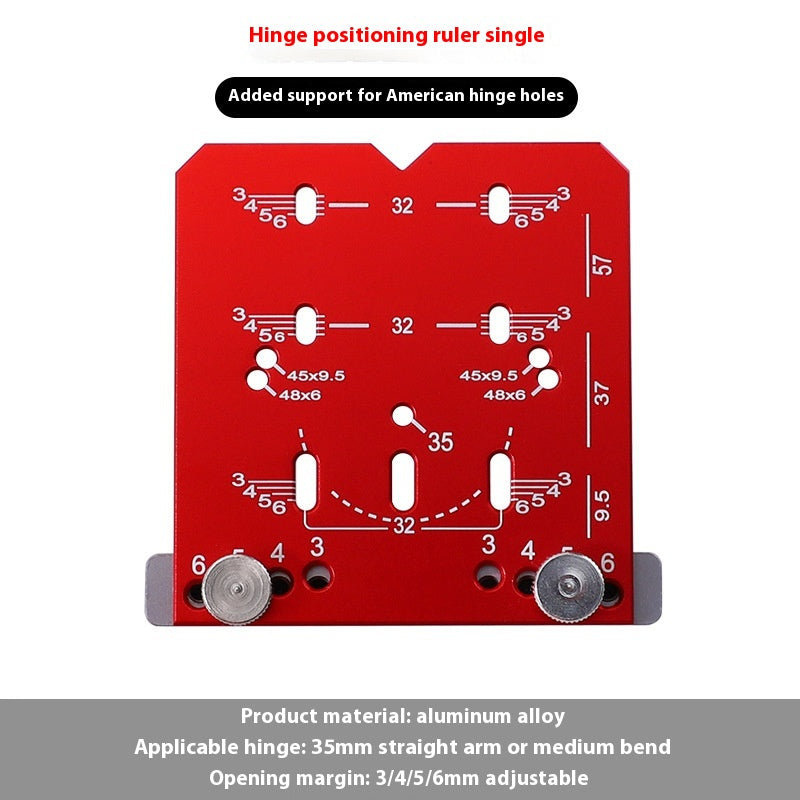 Scharnier-Bohrlehre mit verstellbarem Anschlag – Bild 2 | LuxeStyle