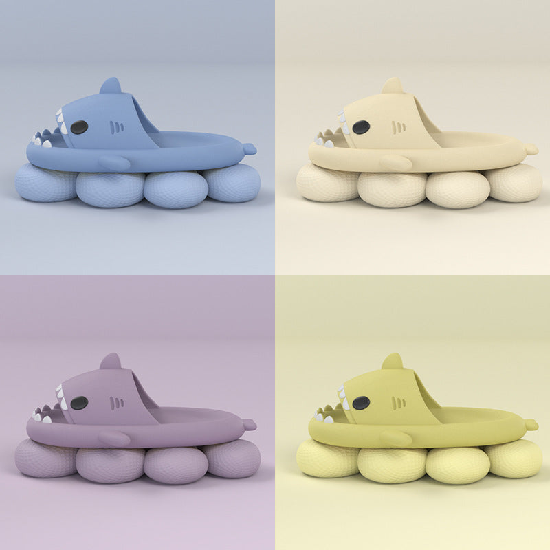 Shark-Cartoon-Slipper, weich & rutschsicher