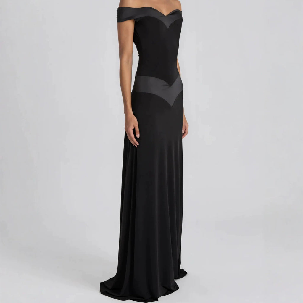 Schwarze Patchwork-Mermaid-Rock