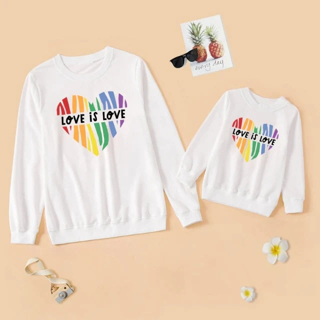 Partnerlook Pullover für Mutter und Tochter – Ansicht 2