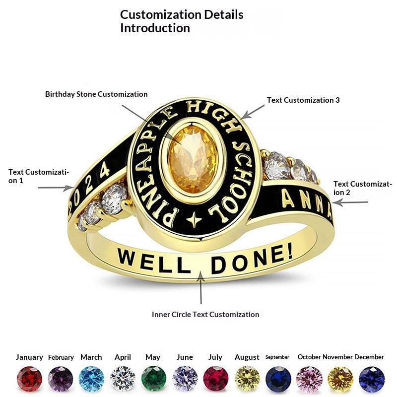 Damen Geburtsstein-Ring – Bild 2 | LuxeStyle