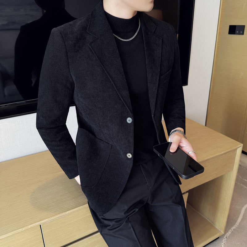 Corduroy Blazer für Herren – Frühlings-Herbstjacke – Bild 7 | LuxeStyle