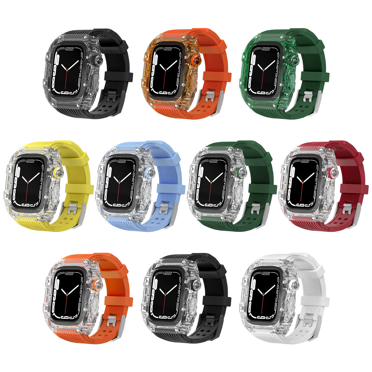 Apple Watch Schutzhülle 44/45 mm – Polycarbonat & Silikon – Bild 2 | LuxeStyle