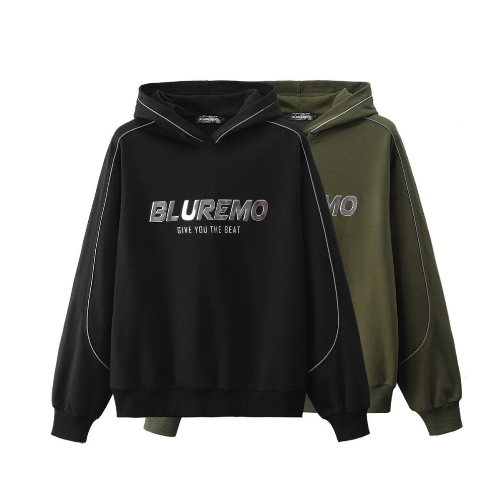 Herren Kapuzenpullover mit Reflektorstreifen