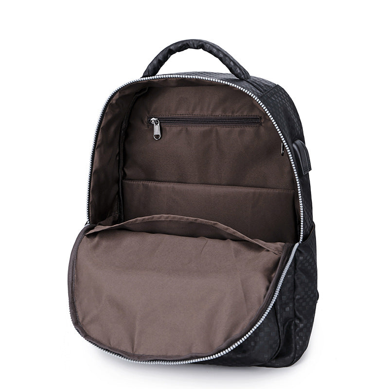 Business-Rucksack aus Oxford-Stoff, mittelgross – Bild 4 | LuxeStyle