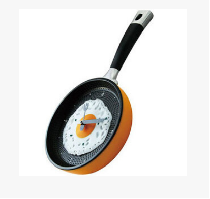 Wanduhr mit Spiegelei-Design – Bild 4 | LuxeStyle