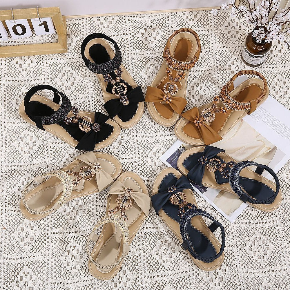 Sandalen mit runder Zehenpartie & Plateau – Bild 3 | LuxeStyle