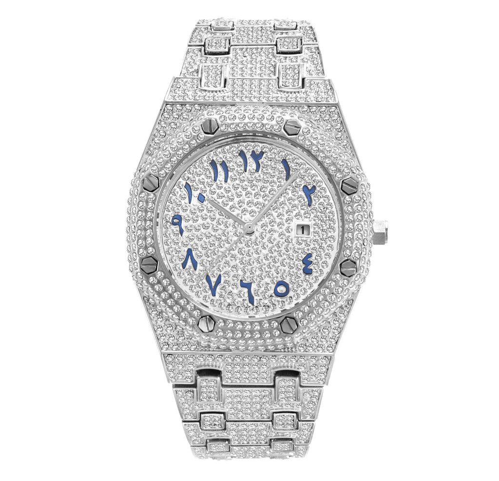Edle wasserdichte Herrenuhr mit Kalender