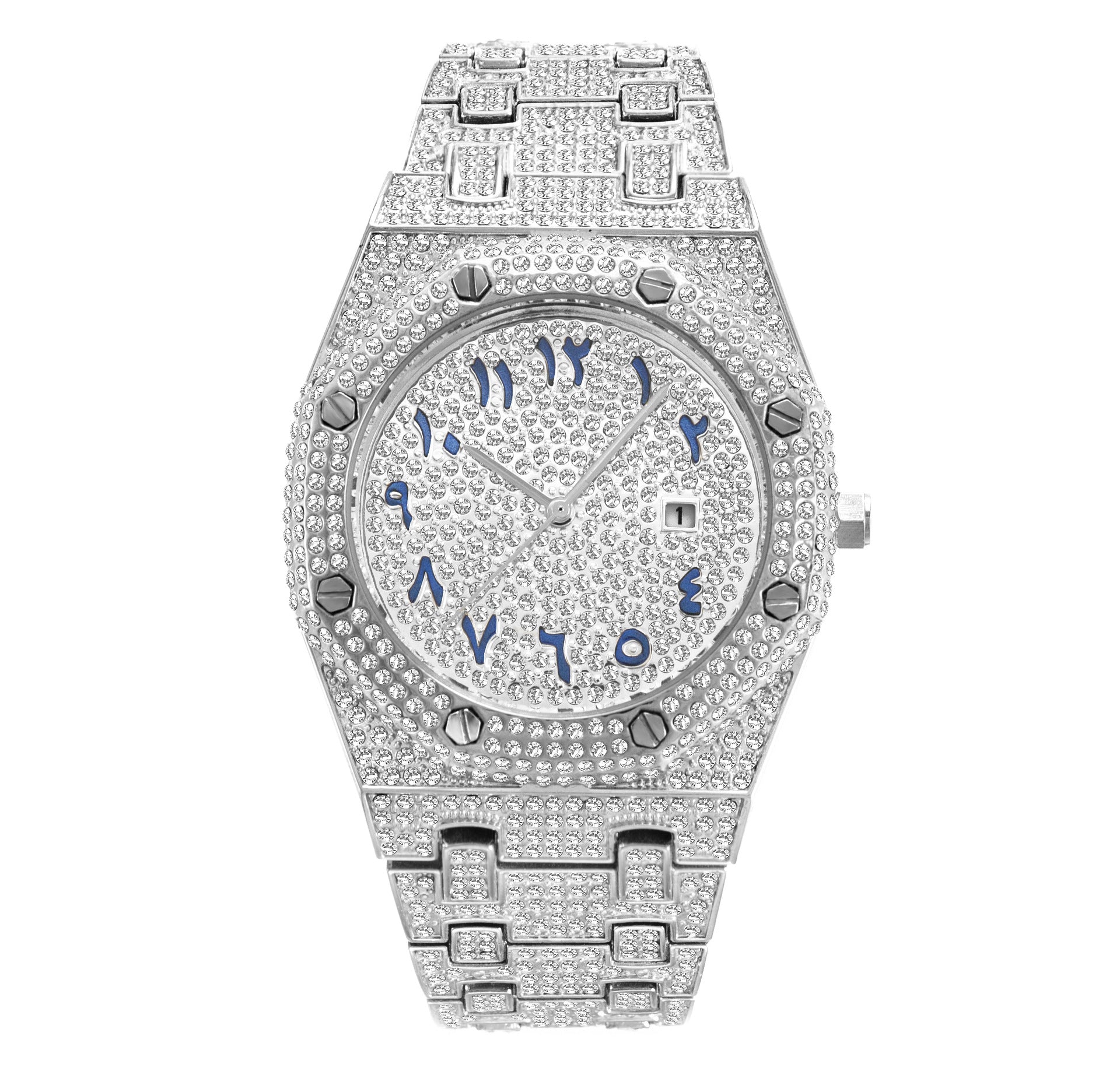 Edle wasserdichte Herrenuhr mit Kalender