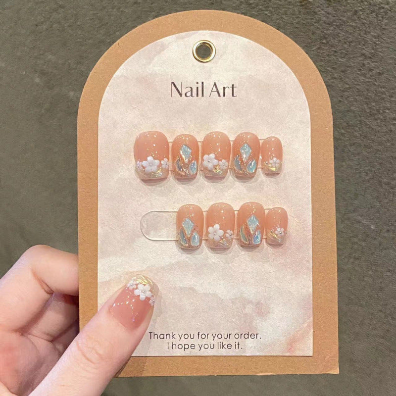 Nagelart Blumen Motiv