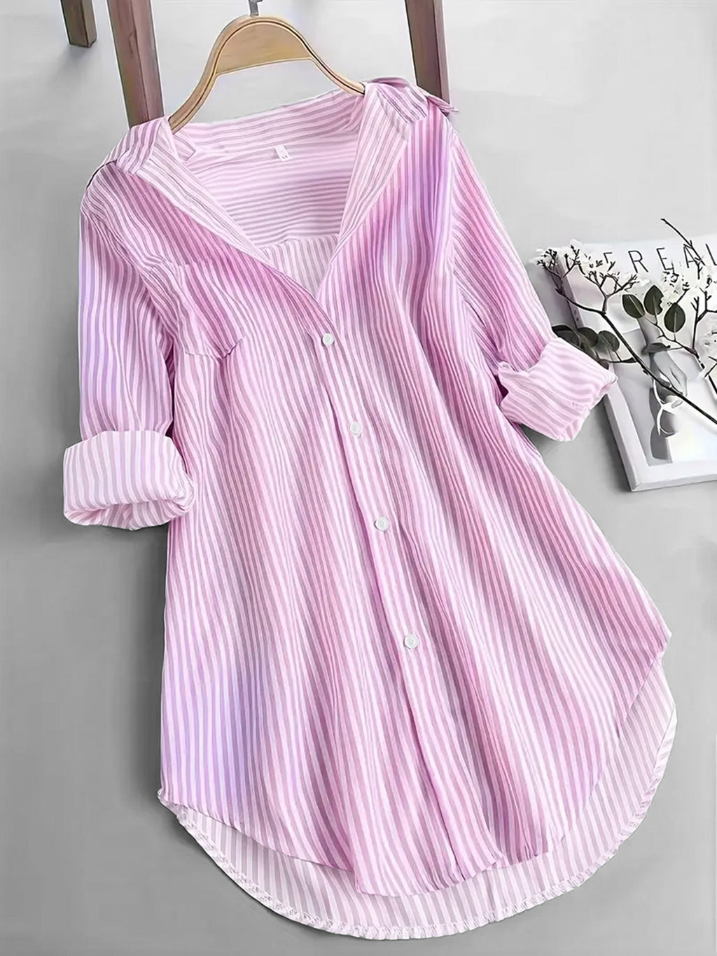Klassisches Langarmshirt mit Streifen