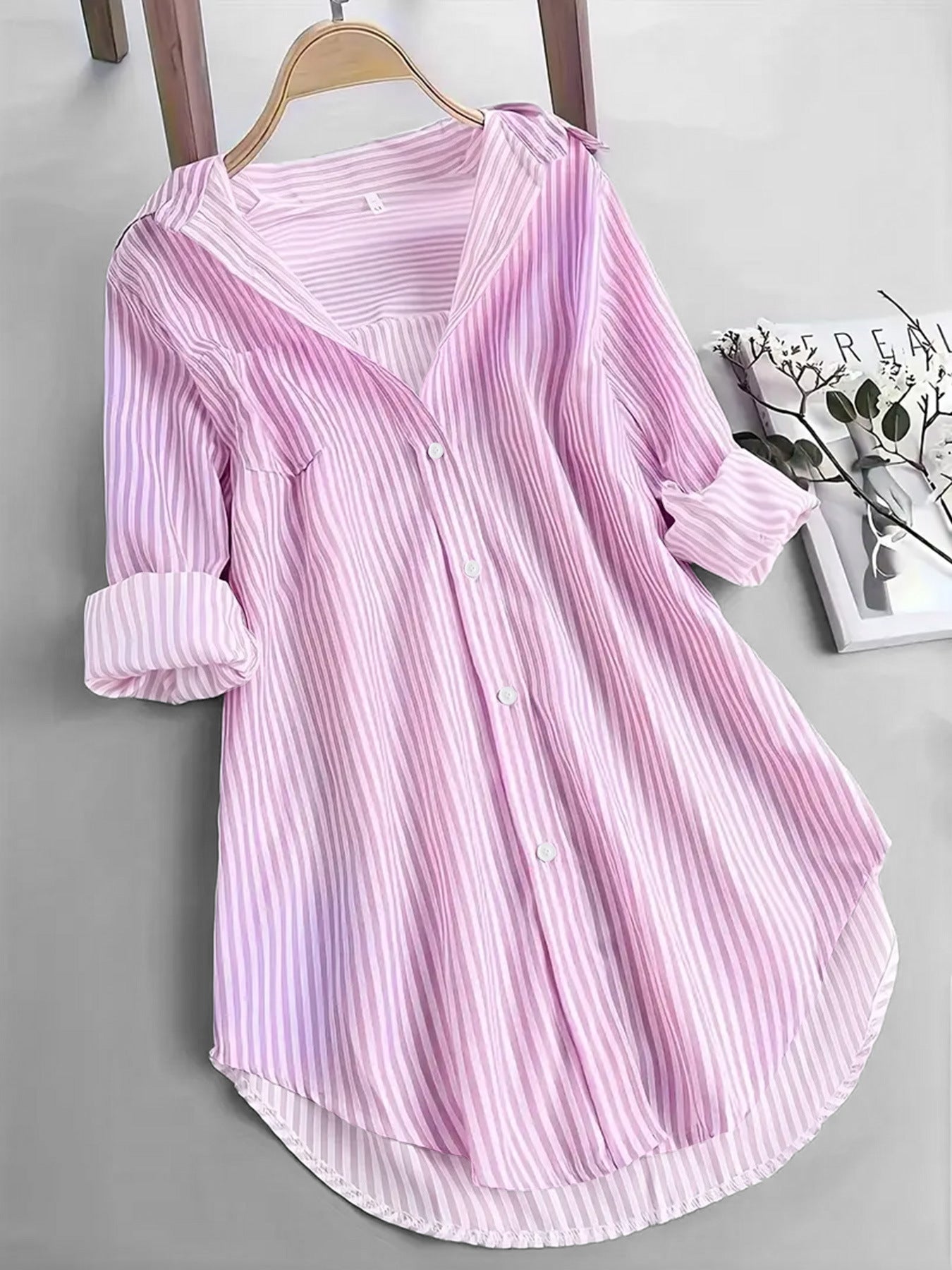 Klassisches Langarmshirt mit Streifen