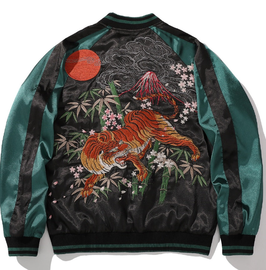 K-Nan Baseballjacke im Tiger-Design