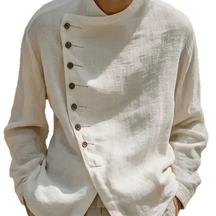 Herren Retro Loose-Fit Rundhals-Shirt