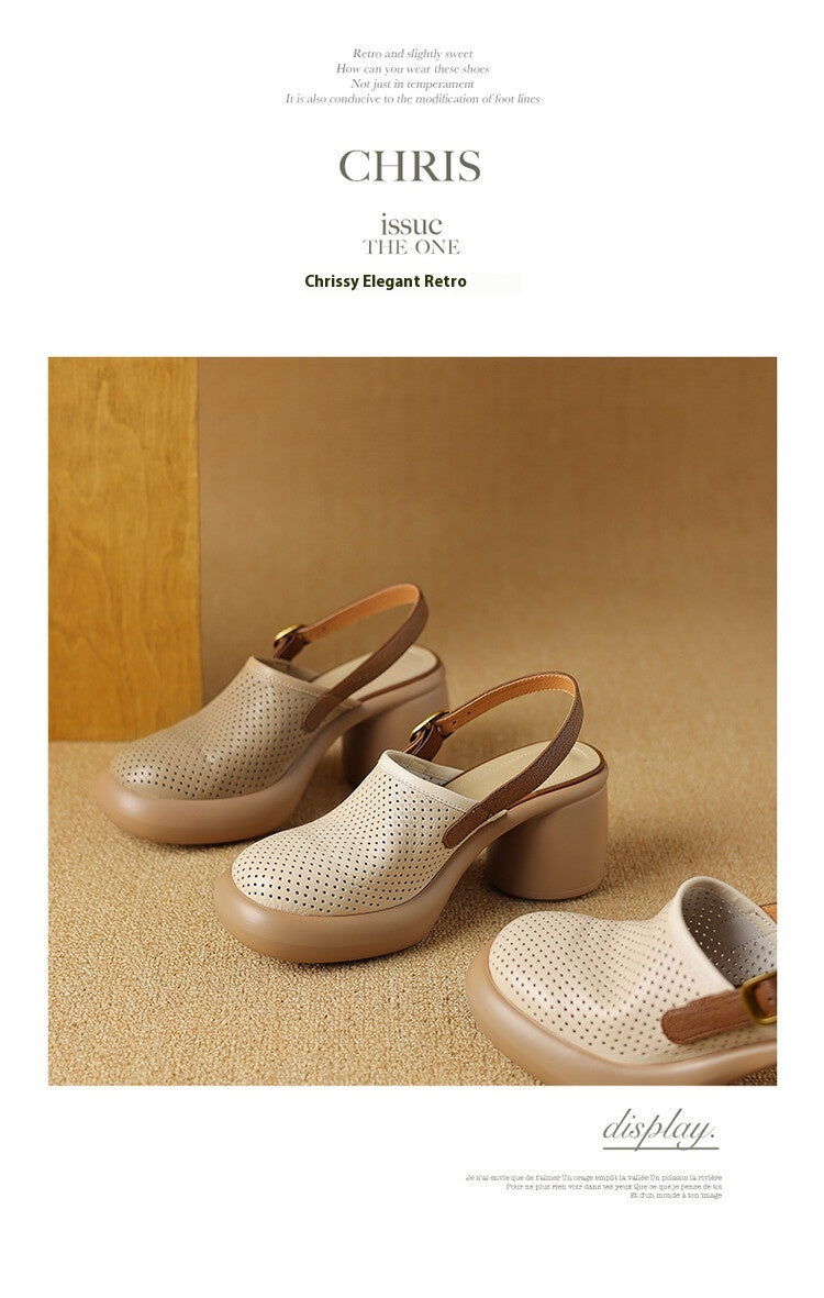 Plateau-Sandalen mit runder Kappe – Bild 2 | LuxeStyle