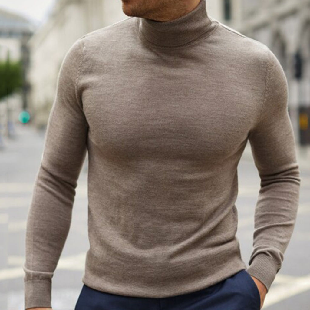 Herren Strickpullover einfarbig