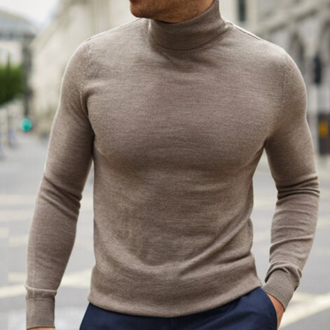 Herren Strickpullover einfarbig