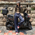 High-Waist Straight-Leg Jeans im American Style