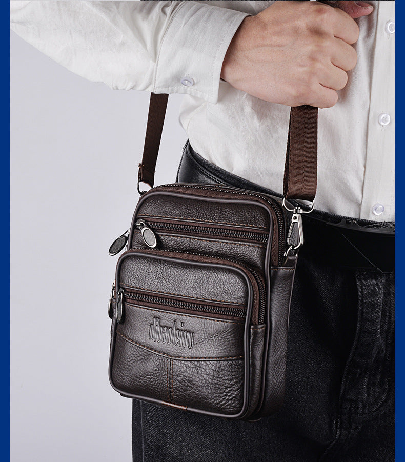 Gürteltasche aus Leder für Herren – Bild 12 | LuxeStyle