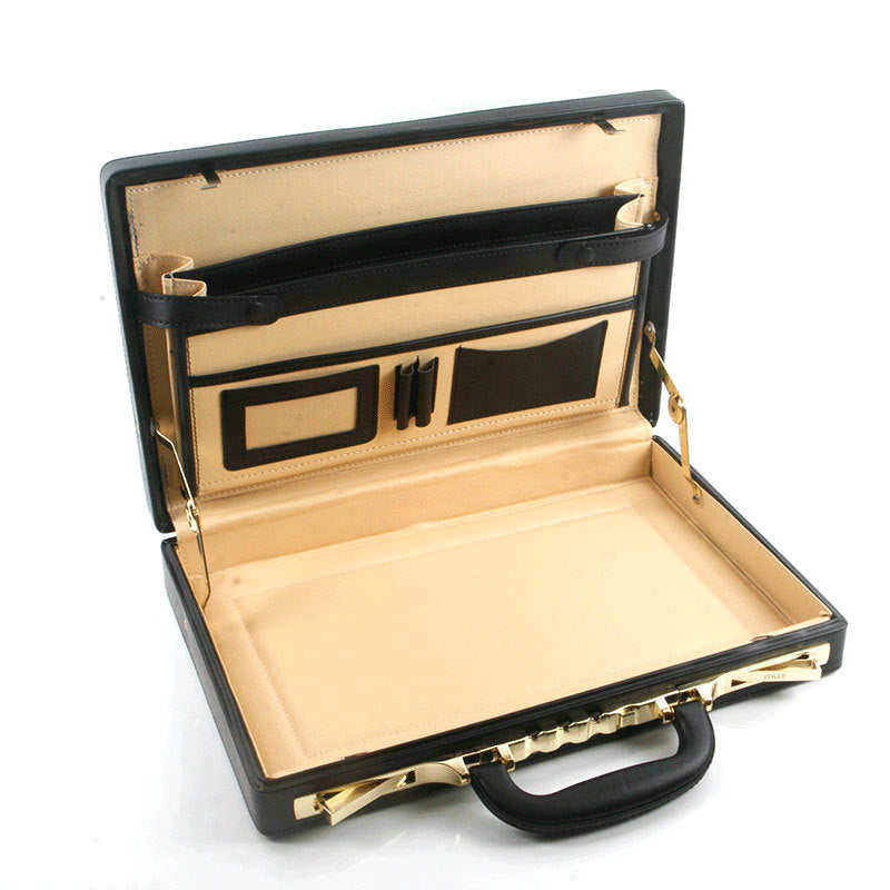Leder Aktenkoffer mit Zahlenschloss – Bild 6 | LuxeStyle