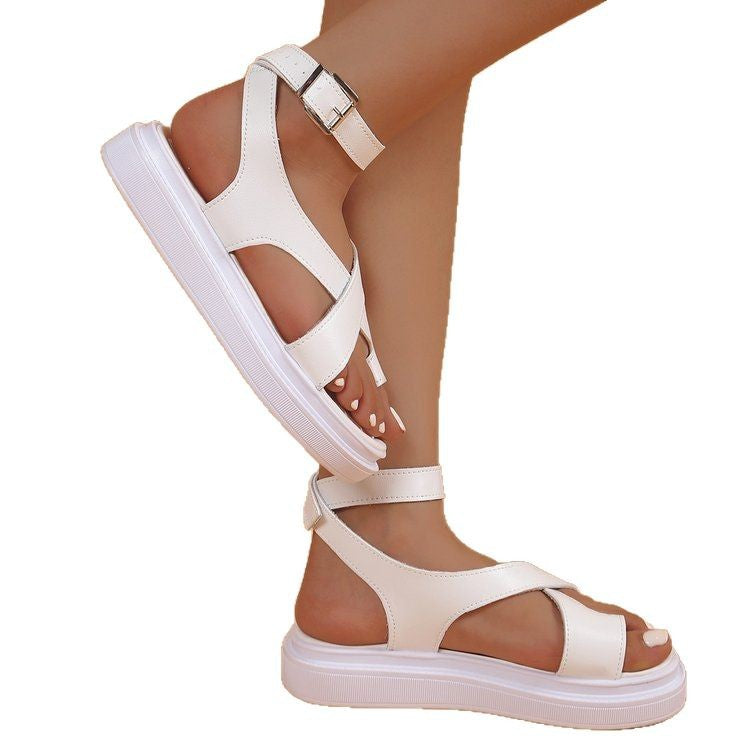 Weite Sandalen mit Kordel – Bild 2 | LuxeStyle