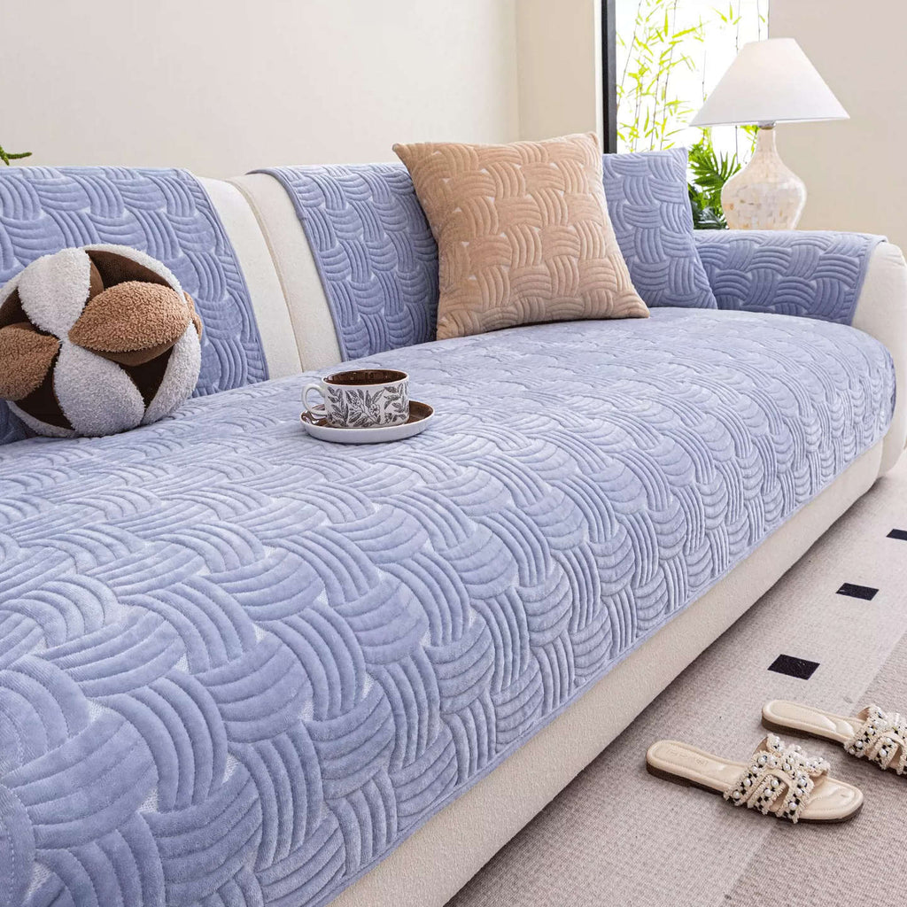 Sofa Kissenbezug aus Milchvelvet 70x70 cm – Bild 5 | LuxeStyle