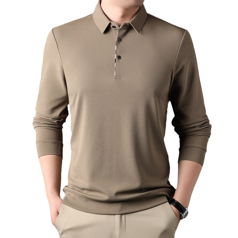 Herren-Polo mit Langarm