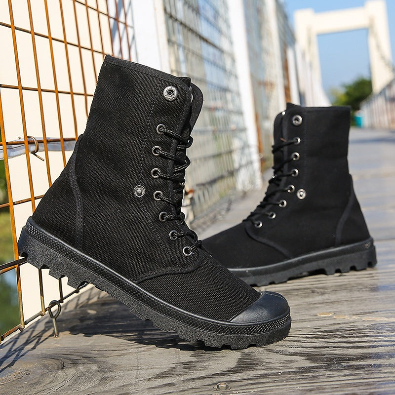 Platform High-top Canvas Sportschuhe