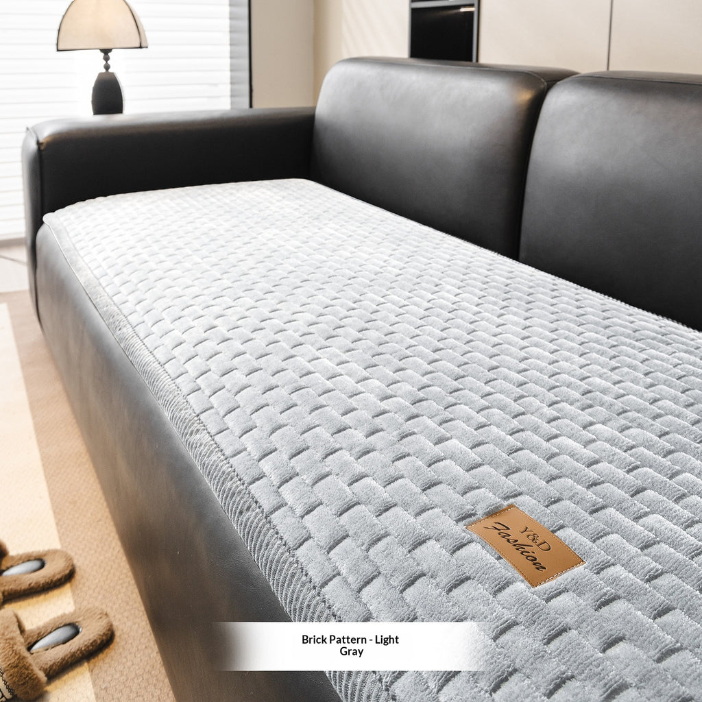 Rutschfeste Sofaauflage aus Kurzflor