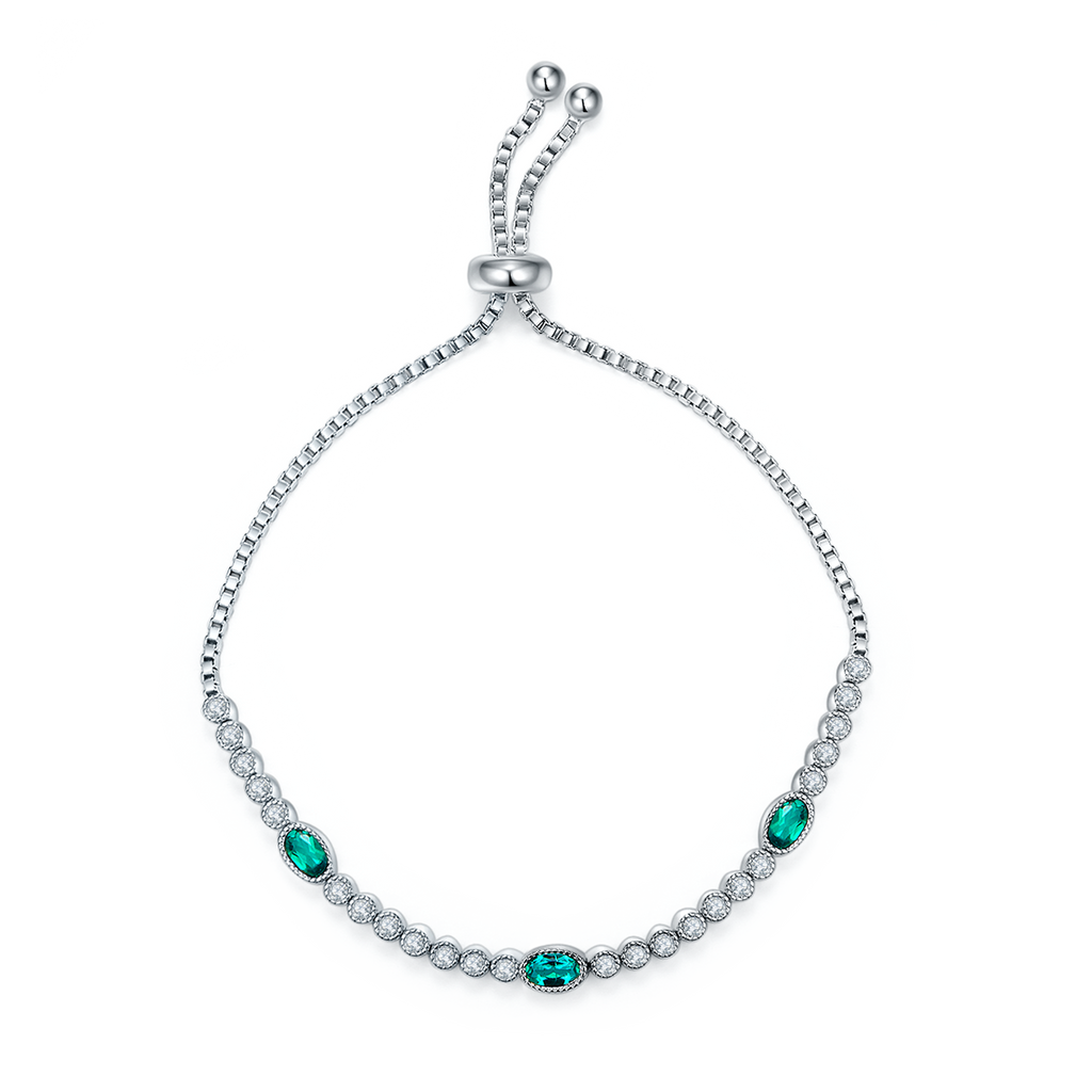 Edles Smaragd-Armband