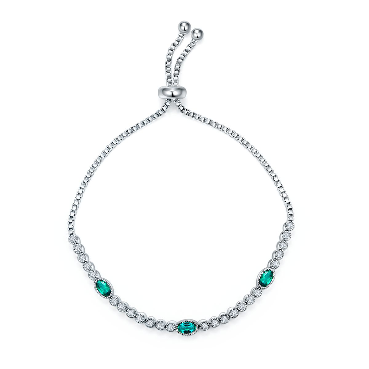 Edles Smaragd-Armband