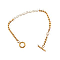 Geflochtenes Armband mit Perle – Bild 2 | LuxeStyle